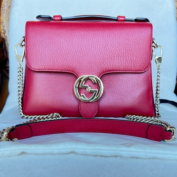 Gucci Calfskin Interlocking G Shoulder bag - Picture 9 of 16